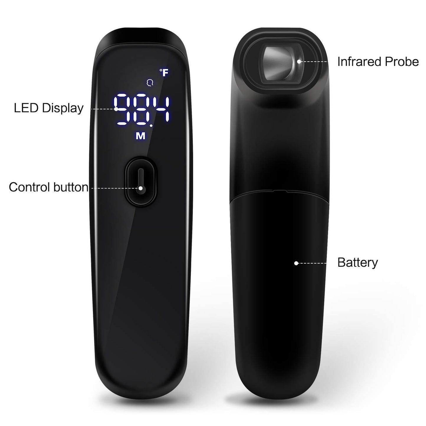 Infrared Thermometer for Adults, Digital Touchless Forehead Thermometer for Fever, Baby Thermometer with Fever Indicator,°C/°F Switchable