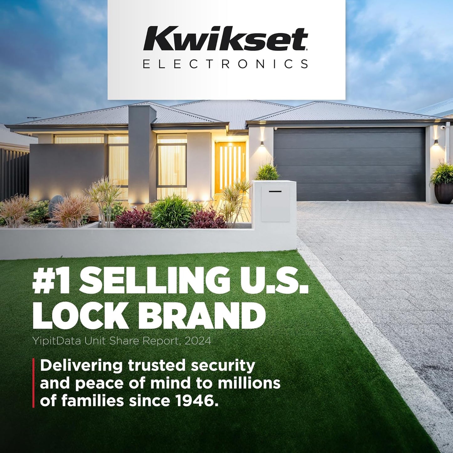 Smartcode 917 Keypad Keyless Entry Traditional Residential Electronic Lever Deadbolt Alternative with Tustin Door Handle and Smartkey Security, Venetian Bronze