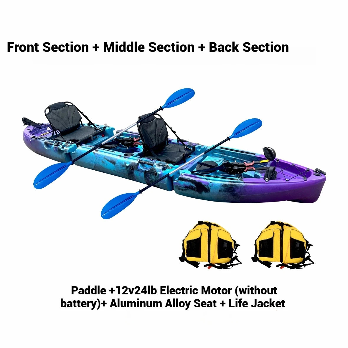 Portable Kayak for Solo/Tandem