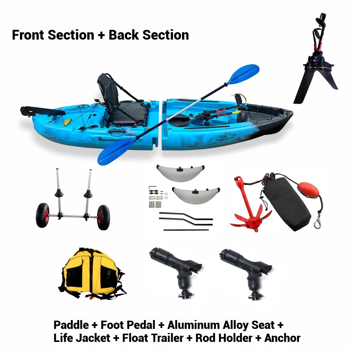 Portable Kayak for Solo/Tandem