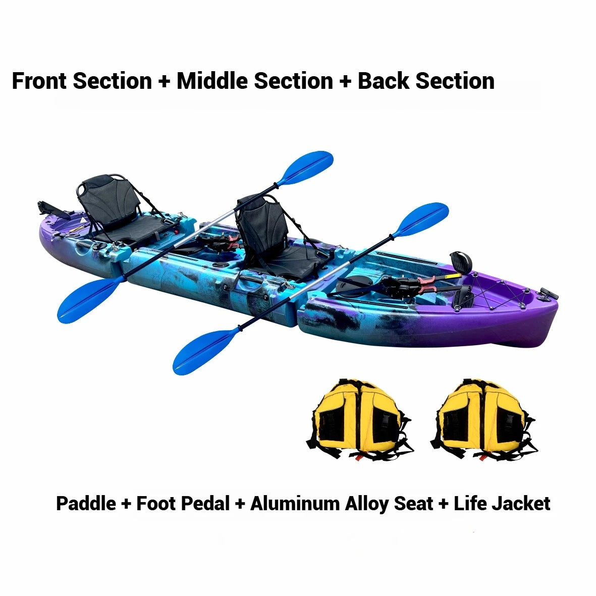 Portable Kayak for Solo/Tandem