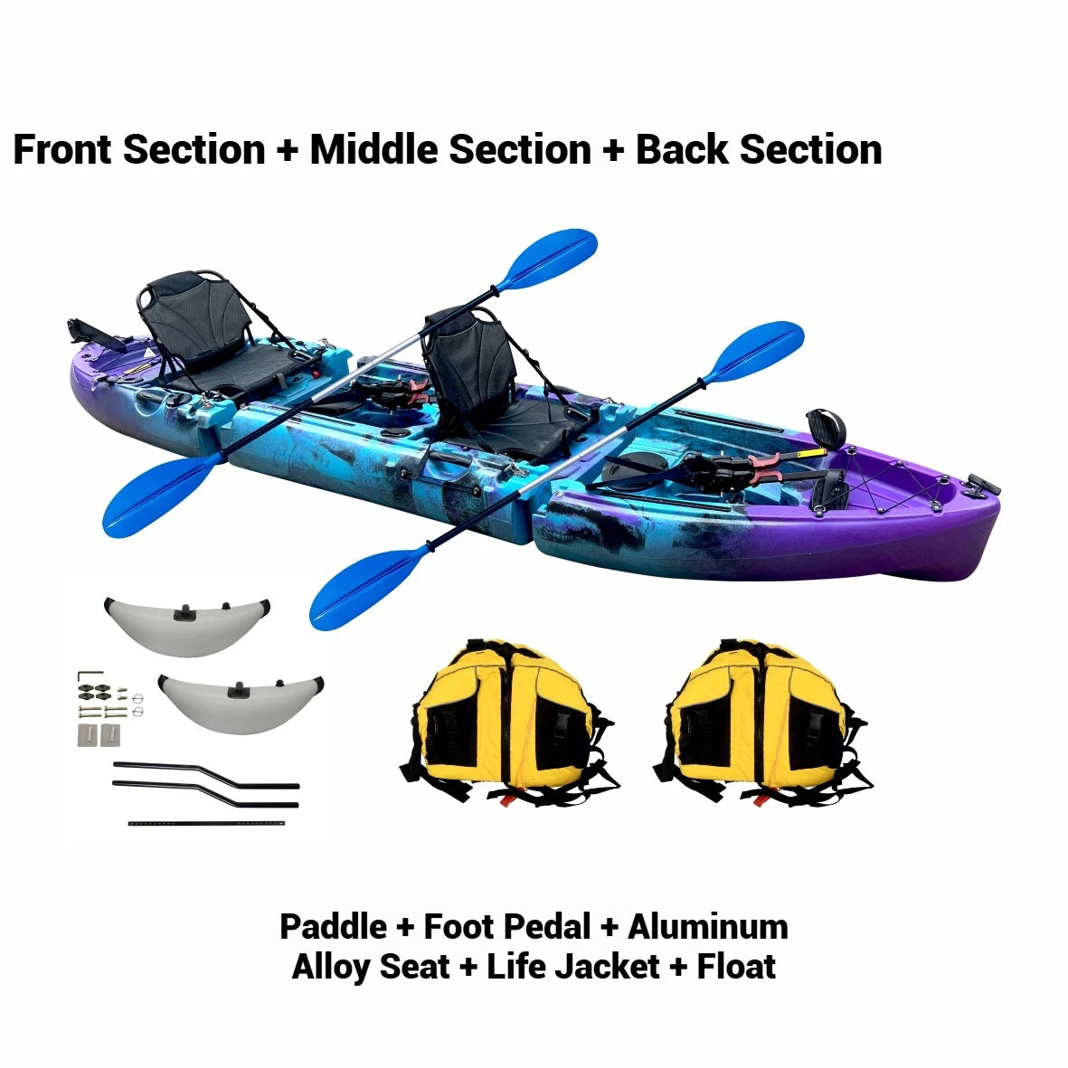Portable Kayak for Solo/Tandem