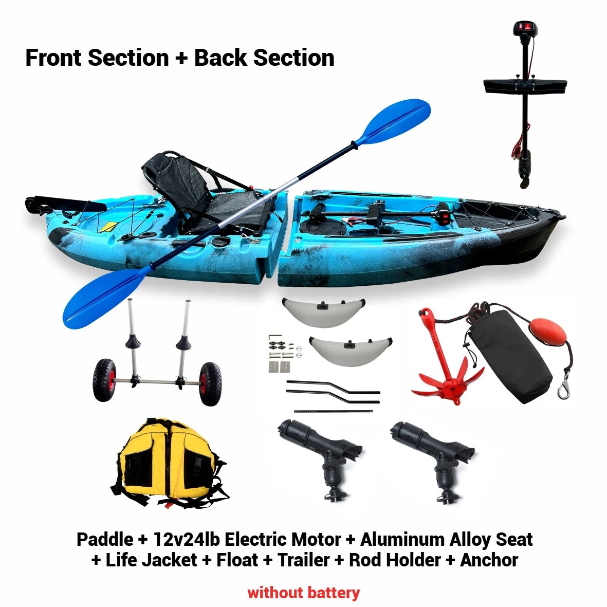 Portable Kayak for Solo/Tandem