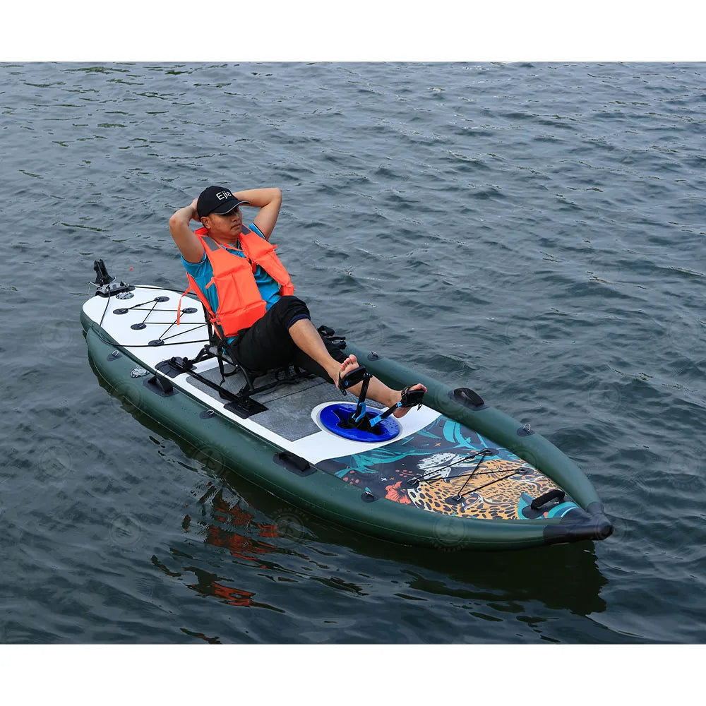 Inflatable SUP Pedal Board for Fishing