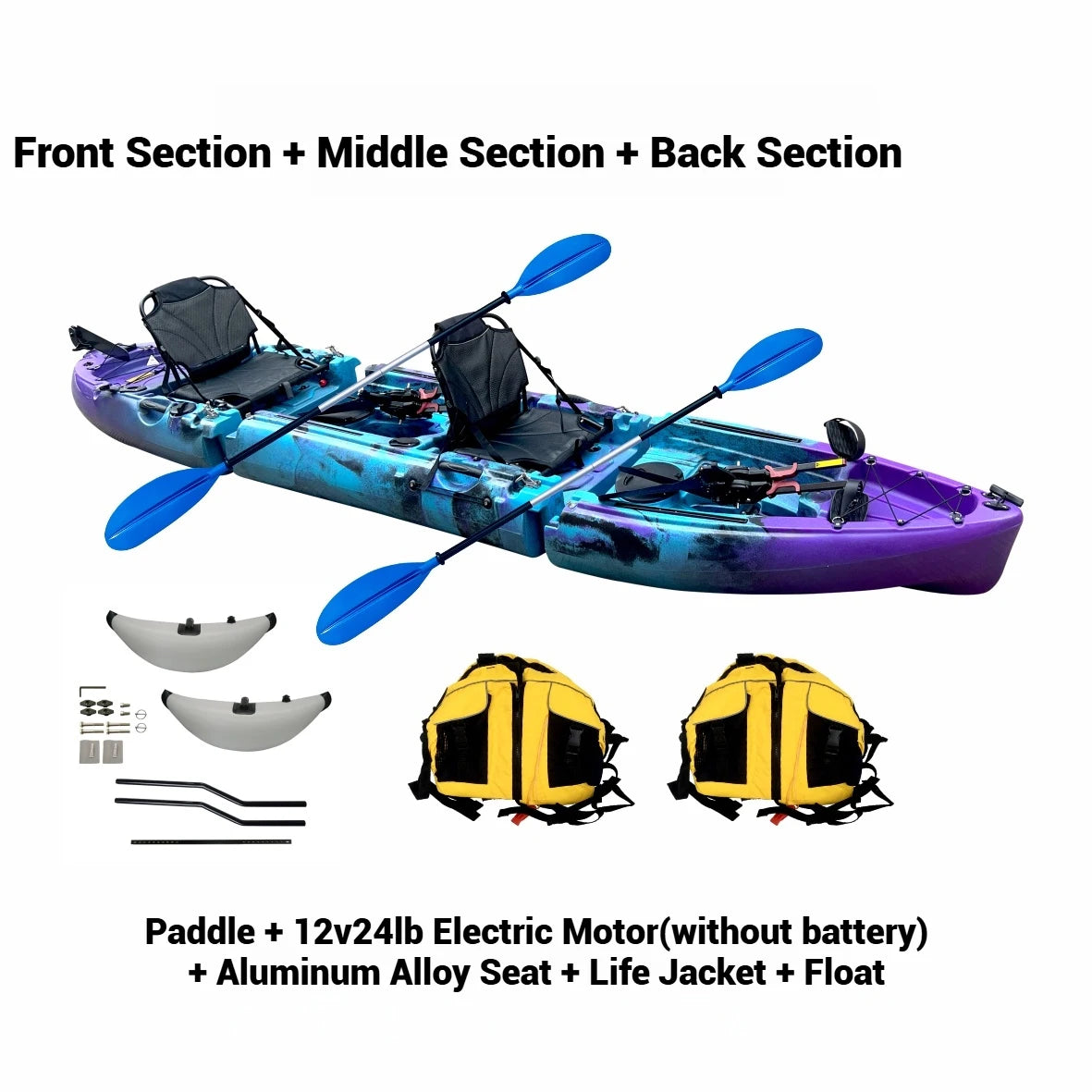 Portable Kayak for Solo/Tandem