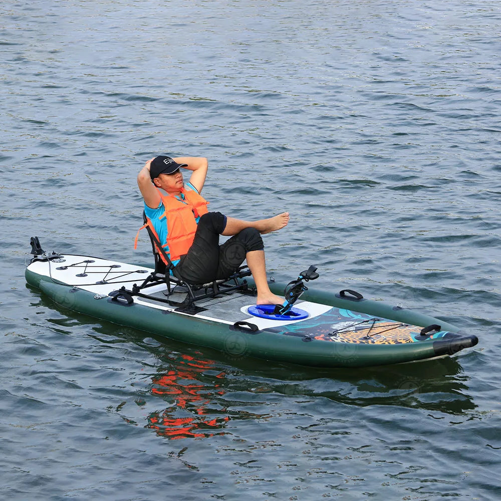 Inflatable SUP Pedal Board for Fishing