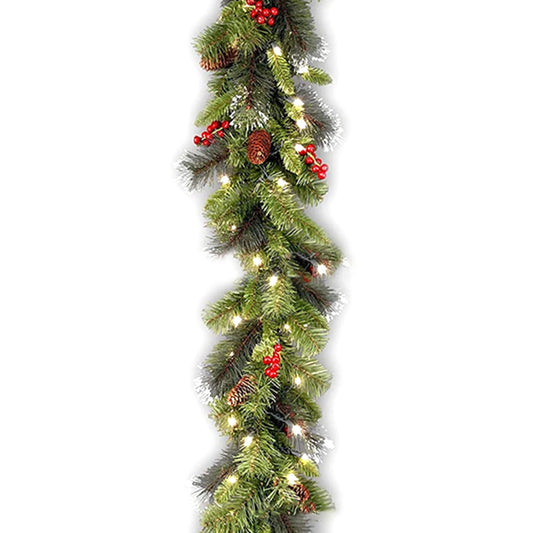 1.8/2.7M Festival Decoration Rattan Festival Garland Red Berrys Branches Stylish DIY Wreath Party Decoration Home Wall Door