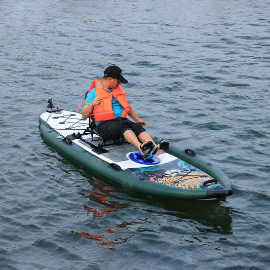 Inflatable SUP Pedal Board for Fishing